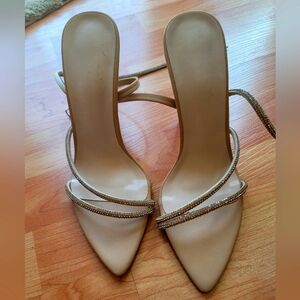 Rhinestone sparkle heels